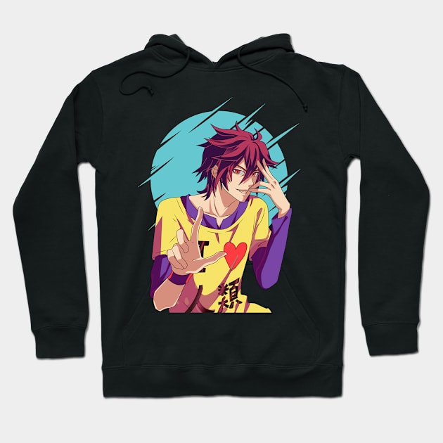 No Game No Life - Sora Hoodie by Hala Art